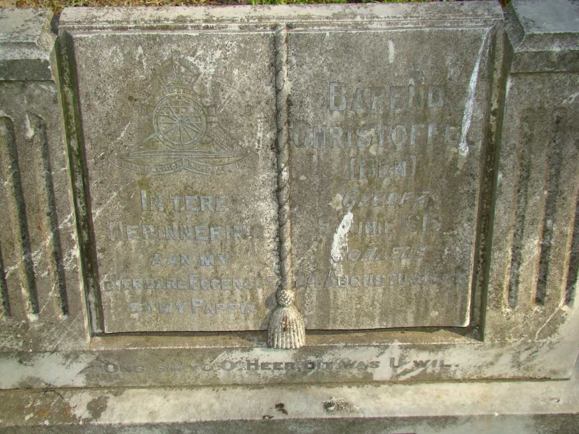 JONKER Barend Christoffel -1946