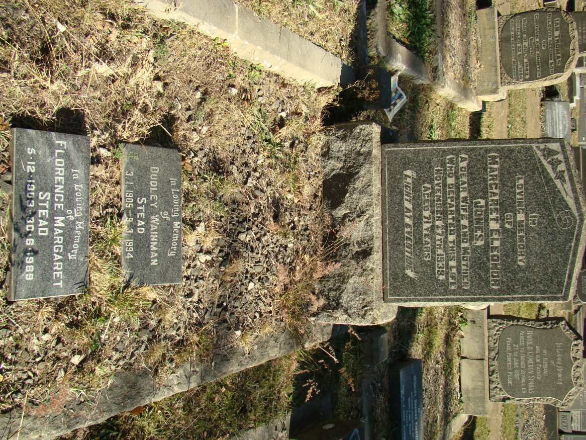 JONES Margaret Eleonor -1938 :: STEAD Dudley Wainman 1905-1994 &amp; Florence Margaret 1903-1989