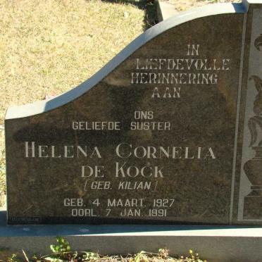 KOCK Helena Cornelia, de nee KILIAN 1927-1991