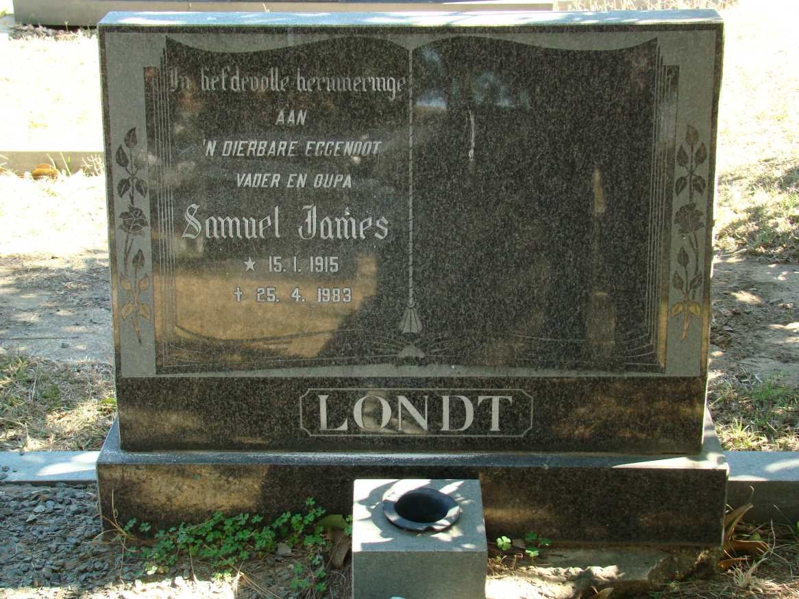 LONDT Samuel James 1915-1983