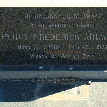 MILWARD Percy Frederick 1904-1973