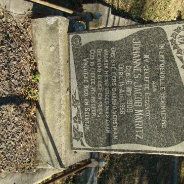 MARITZ Johannes Jacob 1909-1956