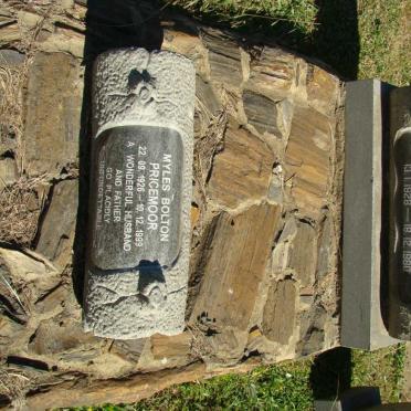 PRICEMOOR Myles Bolton 1926-1999 &amp; Colleen 1928-1980