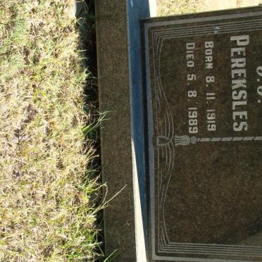 PEREKSLES J.J. 1919-1989