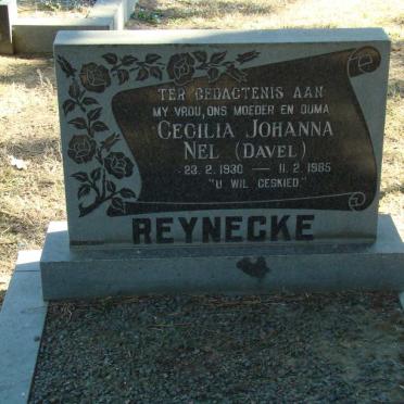 REYNECKE Cecilia Johanna Nel nee DAVEL 1930-1985