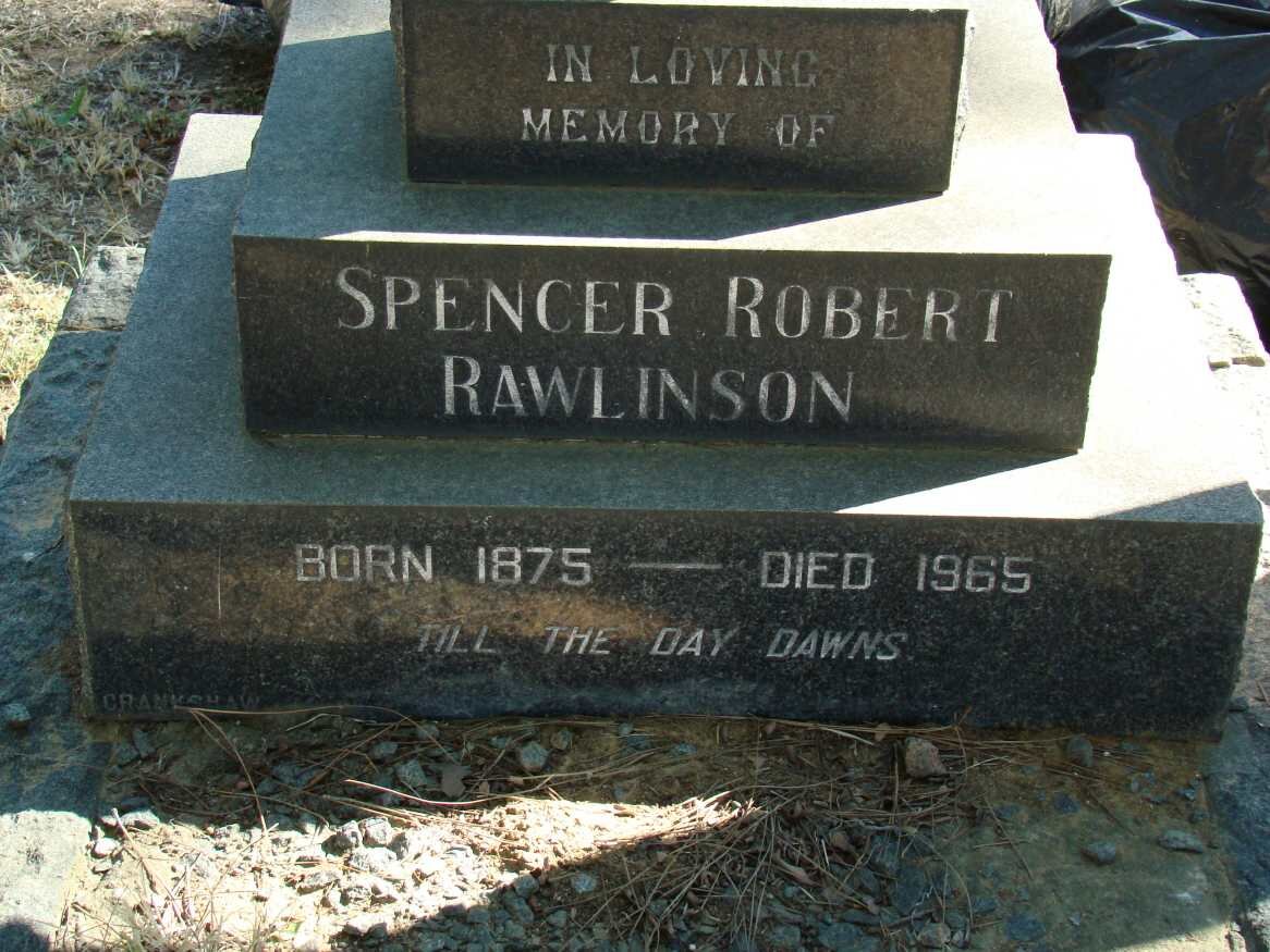 RAWLINSON Spencer Robert 1875-1965