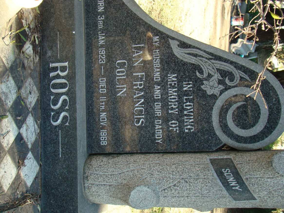 ROSS Ian Francis Colin 1923-1968