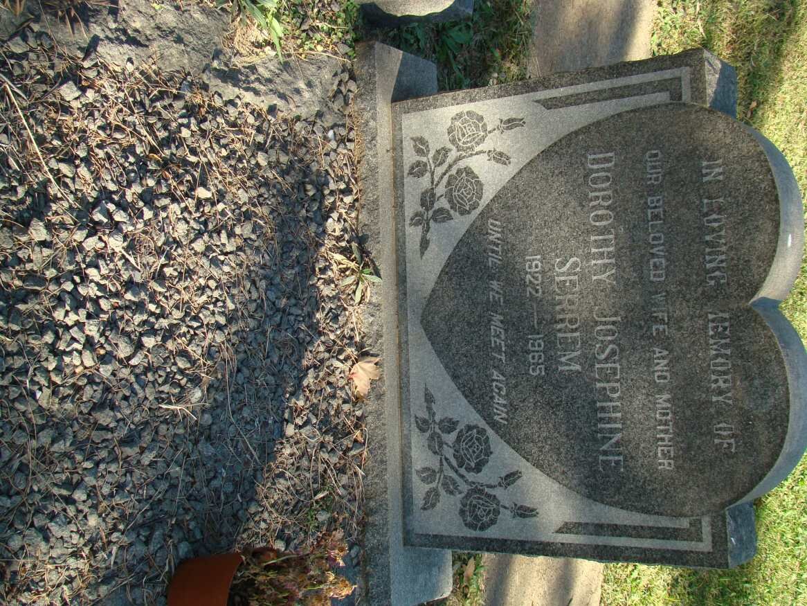 SERREM Dorothy Josephine 1922-1965