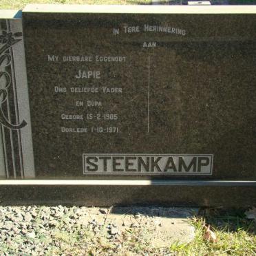 STEENKAMP Japie 1905-1971