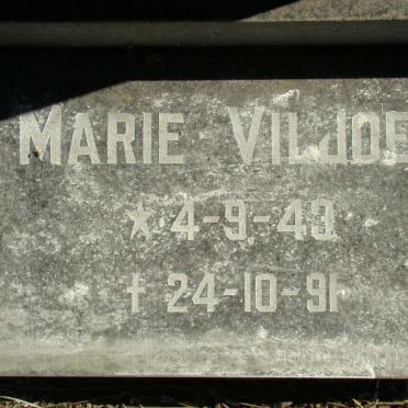 VILJOEN Marie 1943-1991