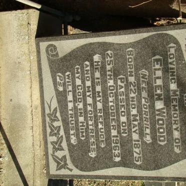 WOOD Ellen nee PORRILL 1875-1963