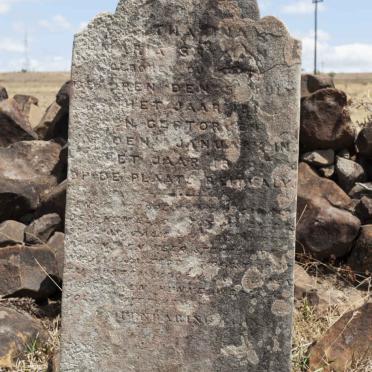 Kwazulu-Natal, ESTCOURT district, Winterton, Kerkplaats 1265, Rietvlei, farm cemetery