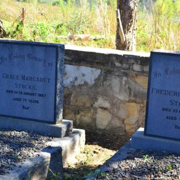 STOCKIL Frederick Arthur -1963 &amp; Grace Margaret -1967
