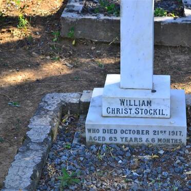 STOCKIL William Christ. -1917