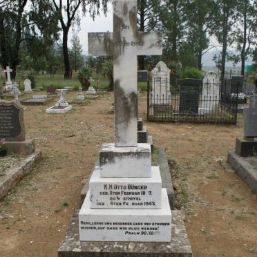 BUNGER K.H. Otto 1897-1945