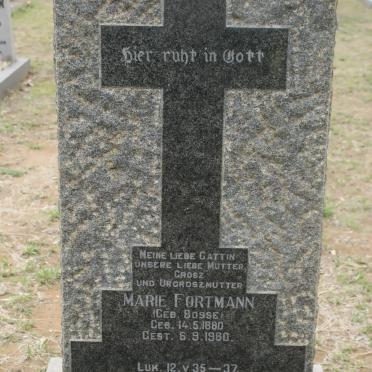 FORTMANN Marie nee BOSSE 1880-1960