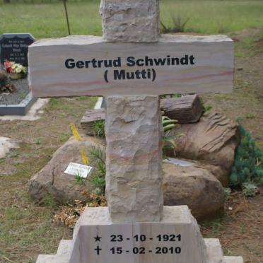 SCHWINDT Gertrud 1921-2010