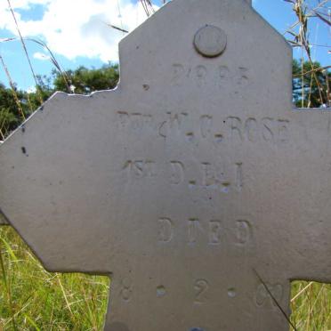 Kwazulu-Natal, ESTCOURT district, Mount Alice, Mount Alice 13465, British Military Cemetery