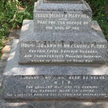 PETRE Joseph Henry Lucius -1900