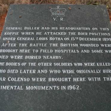 15. Plaque - General BULLER's headquarters 1899