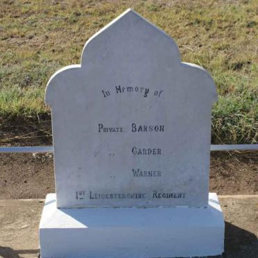 BARSON -1900 :: CARNER -1900 :: WARNER -1900