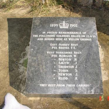 Kwazulu-Natal, ESTCOURT district, Willow Grange Military, cemetery