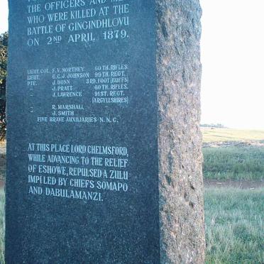 4. Gingindlovu war graves