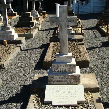 DAMMANN A.F.C. 1854-1928 &amp; Marie Louise Wilhelmine ALM 1857-1884