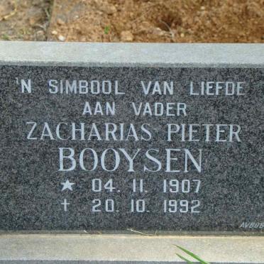BOOYSEN Zacharias Pieter 1907-1992