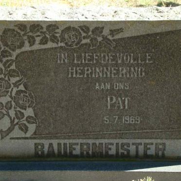 BAUERMEISTER Pat -1969