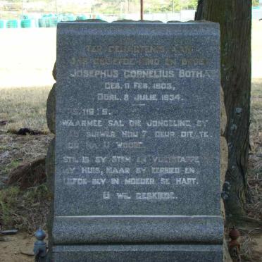 BOTHA Josephus Cornelius 1903-1934