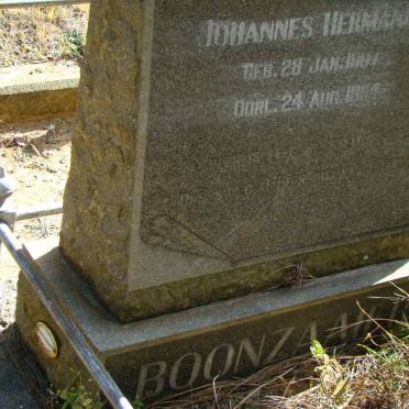 BOONZAAIER Johannes Hermanus 1907-1954