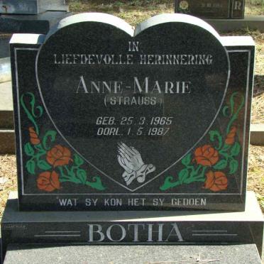 BOTHA Anne-Marie nee STRAUSS 1965-1987