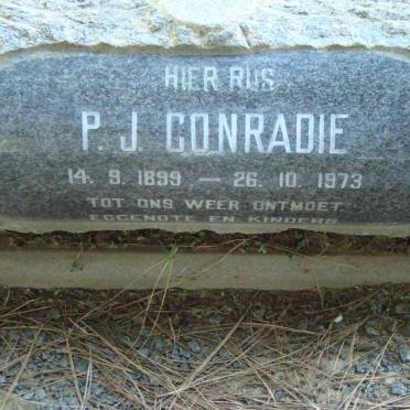 CONRADIE P.J. 1899-1973