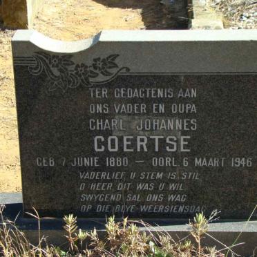 COERTSE Charl Johannes 1880-1946 