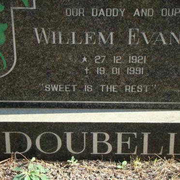 DOUBELL Willem Evans 1921-1991