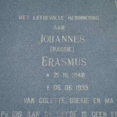 ERASMUS Johannes 1948-1999