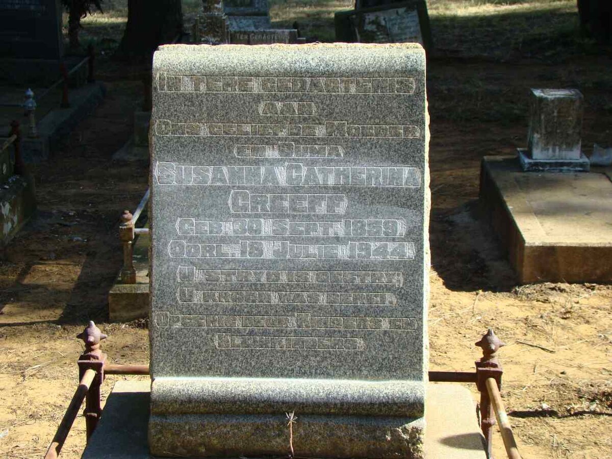 GREEFF Susanna Catherina 1859-1944