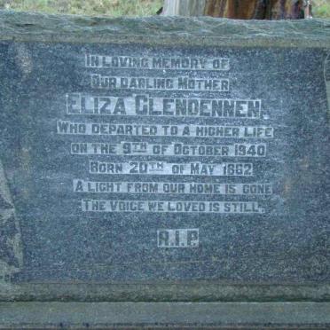 GLENDENNEN Eliza 1862-1940