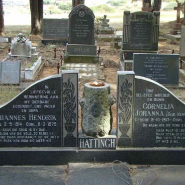 HATTINGH Johannes Hendrik 1914-1979 &amp; Cornelia Johanna VERMAAK 1917-2004