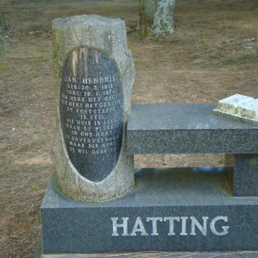 HATTING Jan Hendrik 1918-1974 