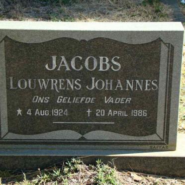 JACOBS Louwrens Johannes 1924-1986