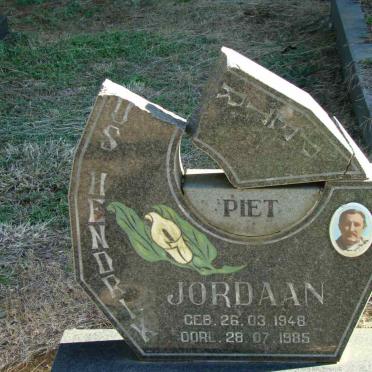 JORDAAN Petrus Hendrik 1948-1985