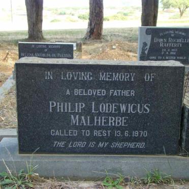 MALHERBE Philip Lodewicus -1970
