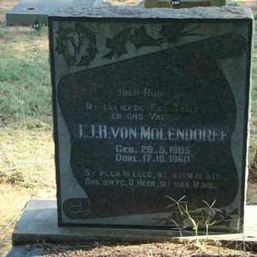 MOLENDORFF J.J.H., von 1905-1960