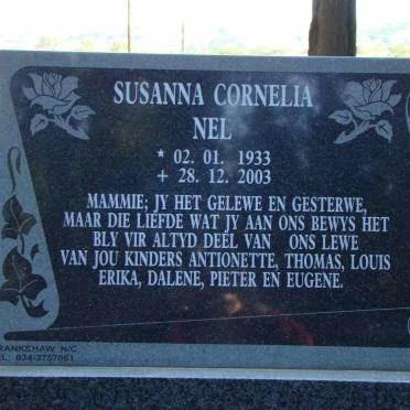 NEL Susanna Cornelia 1933-2003