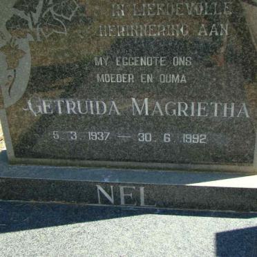 NEL Getruida Magrietha 1937-1992