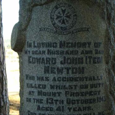 NEWTON Edward John -1943