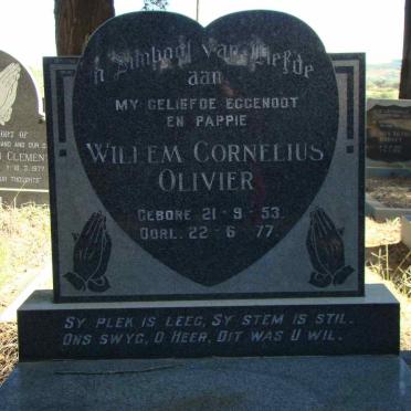 OLIVIER Willem Cornelius 1953-1977