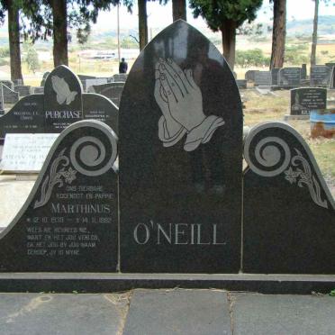 O'NEILL Marthinus 1938-1982